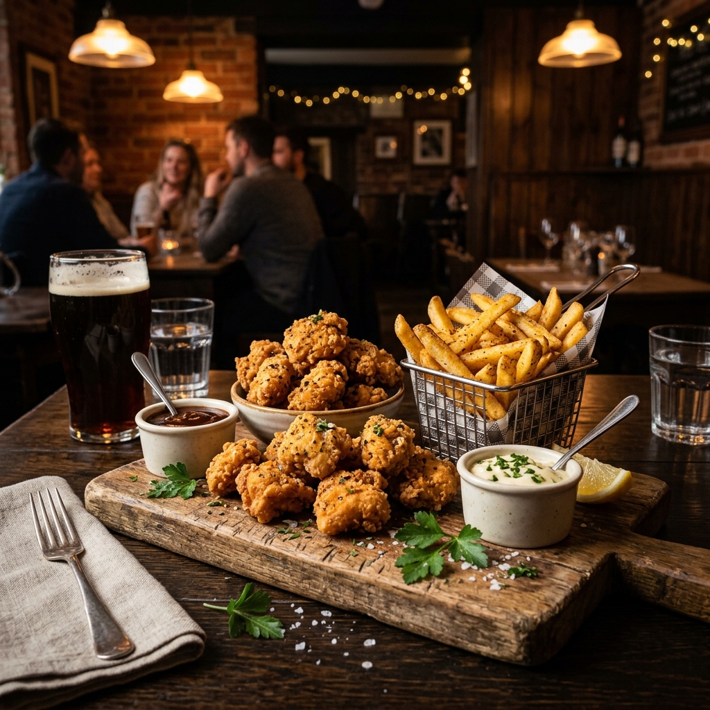 Porção Crocante de Frango e Fritas